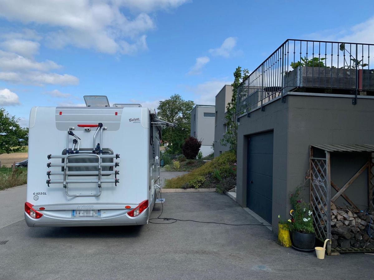 C&C Motorhome/Rv/Caravan/Van Park La Sonnaz Luaran gambar